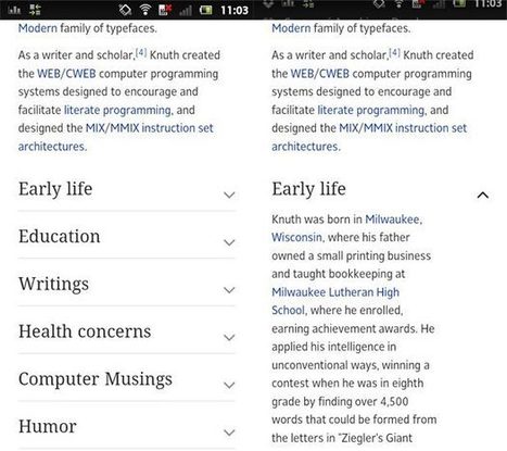 Wikipedia se actualiza en el mundo m&oacute;vil | Mobile Technology | Scoop.it