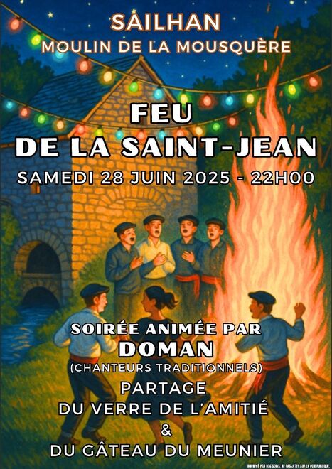 Feu de la Saint-Jean au Moulin de la Mousquère le 28 juin | Vallées d'Aure & Louron - Pyrénées | Scoop.it
