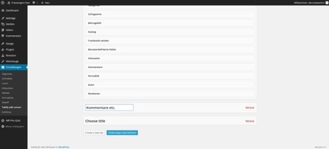 WordPress Editor in thematische Tabs ordnen - Pressengers | Wordpress-Webdesign | Scoop.it