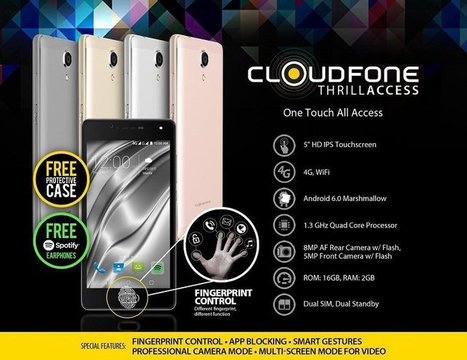 CloudFone Thrill Access: 1.3GHz quad-core CPU, 2GB RAM, Android Marshmallow | NoypiGeeks | Philippines' Technology News, Reviews, and How to's | Gadget Reviews | Scoop.it