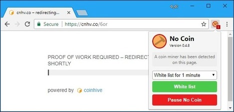 How to Block Cryptocurrency Miners in Your Web Browser | #CyberSecurity #CryptoMining #Awareness | ICT Security-Sécurité PC et Internet | Scoop.it