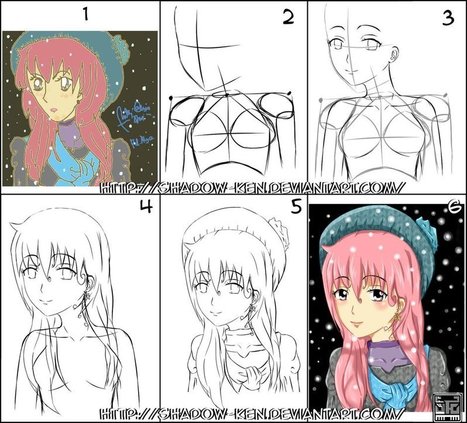re-drawing my friend's drawing.. | Drawing and Painting Tutorials | Scoop.it