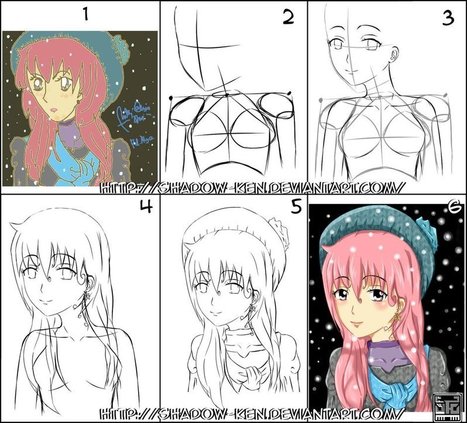 re-drawing my friend's drawing.. | Drawing and Painting Tutorials | Scoop.it
