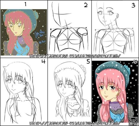 Coloring Tutorial  Drawing hair tutorial, Deviantart drawings, Anime art  tutorial