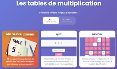 Application en ligne pour apprendre les tables de multiplication | Veille &Eacute;ducative - L'actualit&eacute; de l'&eacute;ducation en continu | Scoop.it