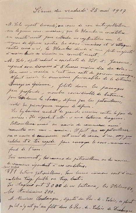 "La séance est ouverte" : un comité secret de 1916 / France Inter | Autour du Centenaire 14-18 | Scoop.it