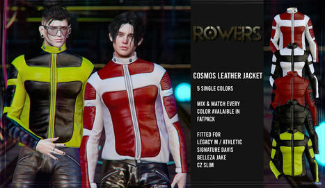 Cosmos Jacket Fatpack April 2024 Group Gift by Rowers | Teleport Hub - Second Life Freebies | Second Life Freebies | Scoop.it