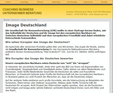 Image Deutschland im europäischen Ausland | Wie Europaer die Deutschen bewerten | #Identity #EU #Europe #Überlegen | 21st Century Learning and Teaching | Scoop.it