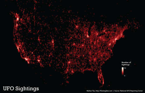Where the aliens are flying their UFOs | Journalisme graphique | Scoop.it