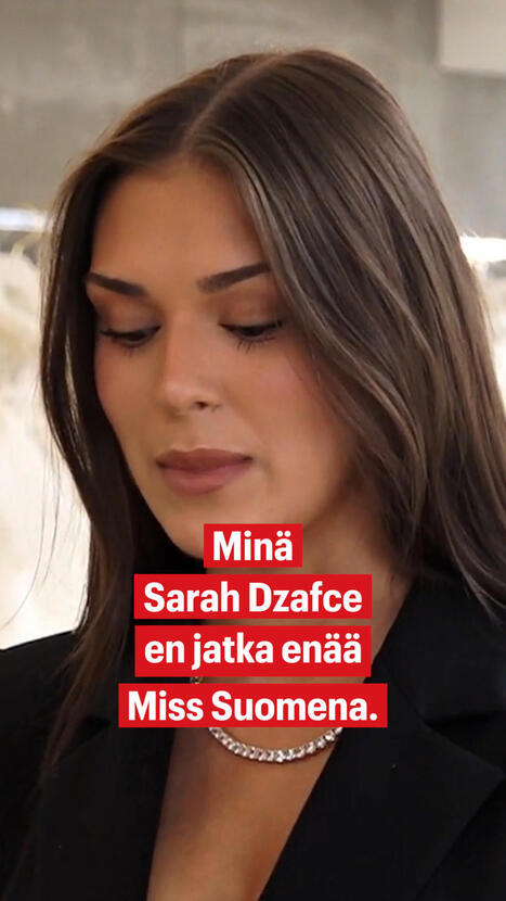 Miss Suomi Sarah Dzafce menetti kruununsa | 1Uutiset - Lukemisen tähden | Scoop.it