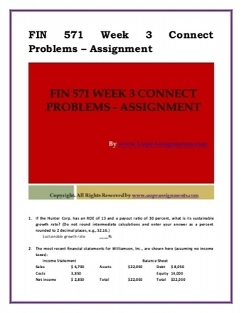 fin 571 week 2 individual assignment