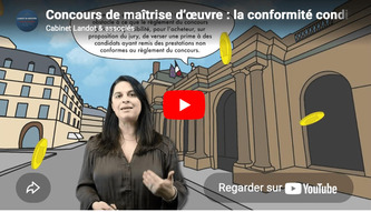 Concours de ma&icirc;trise d&rsquo;&oelig;uvre : la conformit&eacute; des prestations est-elle une condition absolue au versement de la prime ? [VIDEO et article] | Commande publique | Scoop.it