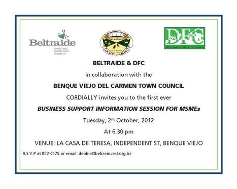 Beltraide MSME Seminar in Benque | Cayo Scoop!  The Ecology of Cayo Culture | Scoop.it