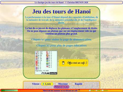Jeu des tours de Hanoï | Sciences découvertes | Scoop.it