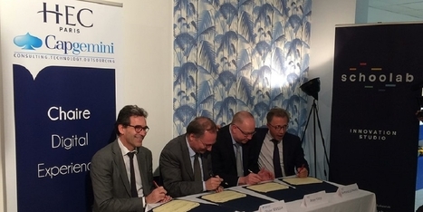 Capgemini et HEC Paris cr&eacute;ent une chaire 'digital experience' | Tertiaire &agrave; forte valeur ajout&eacute;e | Scoop.it