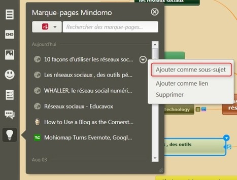 Veille informative en ligne : organisez vos liens avec Mindomo | François MAGNAN  Formateur Consultant | Scoop.it