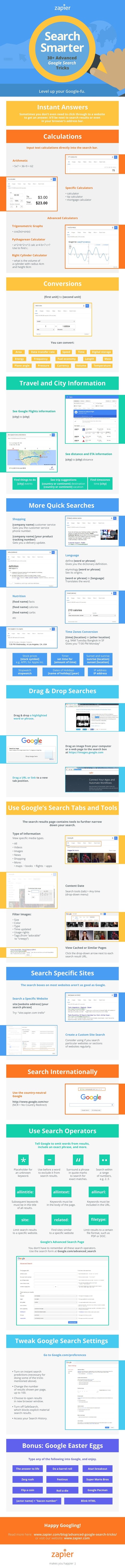 A New Infographic Featuring 30+ Practical Google Search Tips ~ Educational Technology and Mobile Learning | Strictly pedagogical | Scoop.it