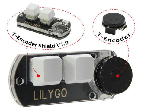 ESP32 board with rotary encoder gets 2-key keypad shield - CNX Software | Embedded Systems News | Scoop.it
