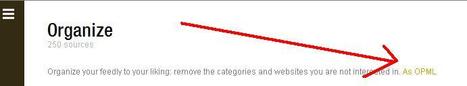 Partageons l'addiction: Export OPML avec Feedly | Time to Learn | Scoop.it