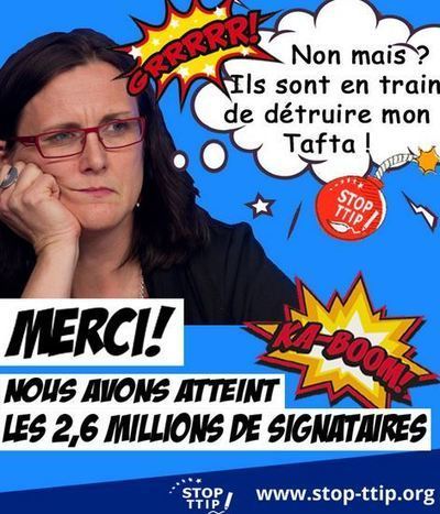 2,6 Millions de signataires contre le TAFTA : Merci | ACTUALITÉ | Scoop.it