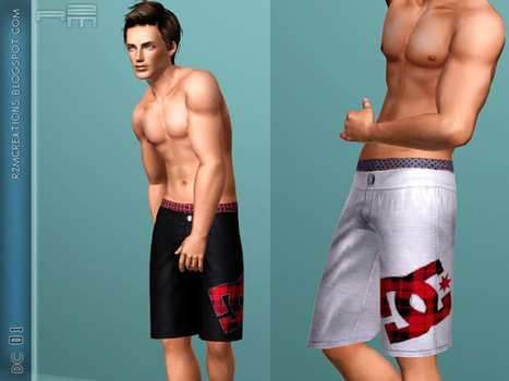 DC's Shorts for male ~ R2M Creations | Les Sims | Scoop.it