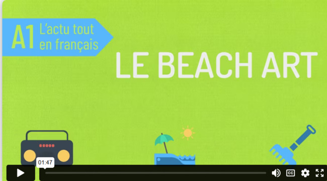 Le beach art A1 | POURQUOI PAS... EN FRANÇAIS ? | Scoop.it