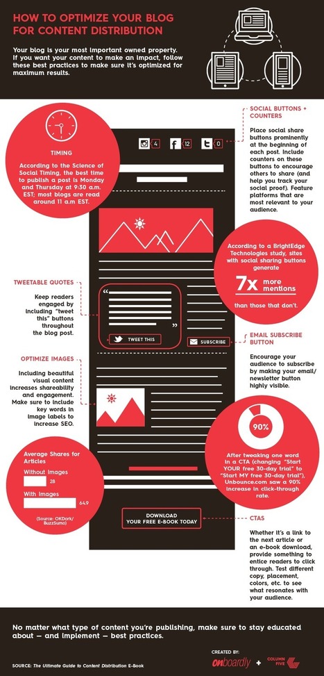How to Optimize Your Blog for Content Distribution | Digital Info World | World's Best Infographics | Scoop.it