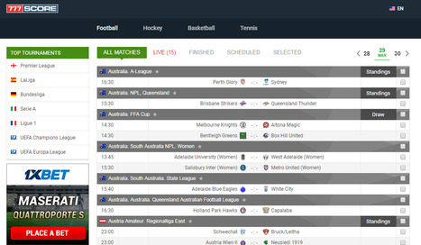 Live Score Results Soccer