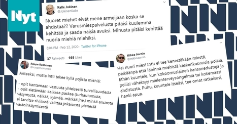 Yhteissuihkuista ahdistuvat alokkaat saivat poliitikot kiistelem&auml;&auml;n tekeek&ouml; intti mieheksi &ndash; &rdquo;Armeija vapaaehtoiseksi ja syntyvyys nousuun!&rdquo; - Nyt.fi | HS.fi | A1Uutiset - Lukemisen t&auml;hden | Scoop.it