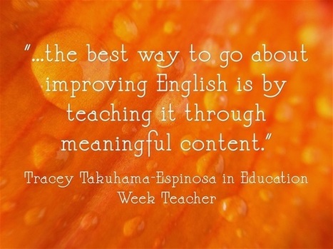 Response: 'Every Teacher Is A Language Teacher' | Educational Pedagogy | Scoop.it