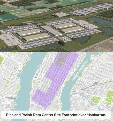 'A Black Hole of Energy Use': Meta's Massive AI Data Center Is Stressing Out a Louisiana Community | by  | 404Media.co | @The Convergence of ICT, the Environment, Climate Change, EV and HEV Transportation & Distributed Renewable Energy | Scoop.it