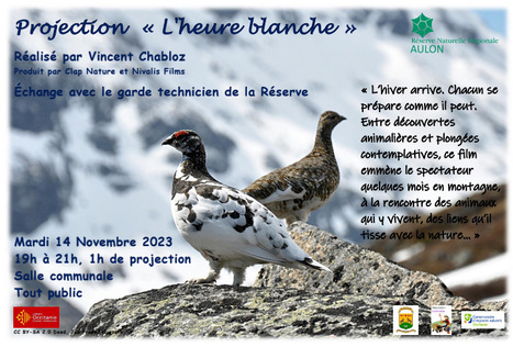 Projection de l'Heure Blanche à Aulon le 14 novembre | Vallées d'Aure & Louron - Pyrénées | Scoop.it