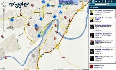 Spiggler, una aplicación web que nos muestra los tweets geolocalizados en el mapa | Utilización de Twitter la Educación | Scoop.it