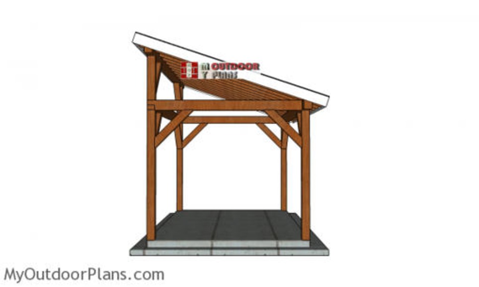 10x14 Lean to Pavilion - Free DIY Plans | Garden Plans | Scoop.it