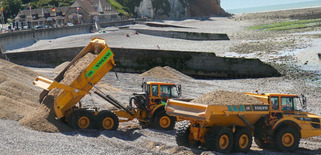 Littoral. Rechargement de la plage en galets :une urgence devenue vitale | Veille territoriale AURH | Scoop.it