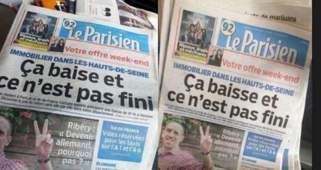 Beaucoup de bruit... pour une fausse Une du Parisien | Les médias face à leur destin | Scoop.it