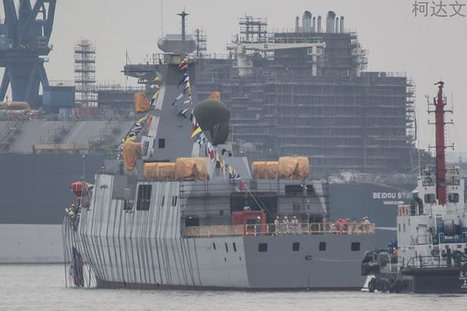 Le chantier chinois CSSC met à l'eau la première corvette C28A pour la Marine algérienne | Newsletter navale | Scoop.it