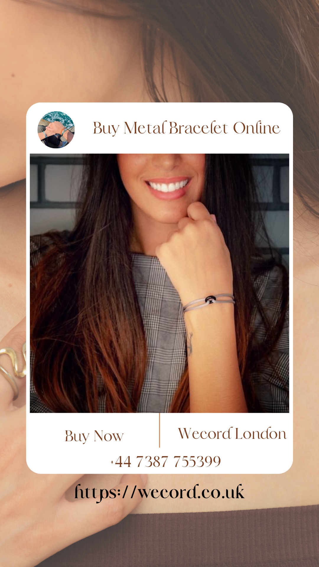 Buy Metal Bracelet Online - Wecord London	
