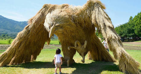 Japan's 13th Annual Wara Art Festival Features Giant Straw Sculptures | Landart, art environnemental | Scoop.it