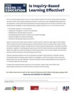 The Facts on Education: Is Inquiry-Based Learning Effective?  (CEA) | iGeneration - 21st Century Education (Pedagogy & Digital Innovation) | Scoop.it