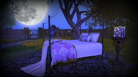 Warm – Antique Bed | 亗 Second Life Home & Decor 亗 | Scoop.it