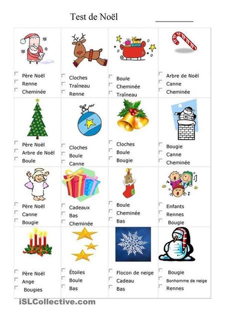 Vocabulaire de Noël | FLE enfants | Scoop.it