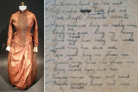L'incroyable découverte d’un message codé dans une robe du XIXe siècle | EcritureS - WritingZ | Scoop.it