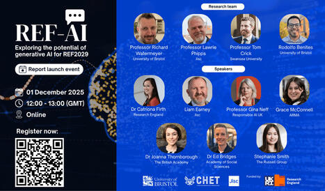 Research: REF-AI project | Centre for Higher Education Transformations | Higher education news for libraries and librarians | Scoop.it