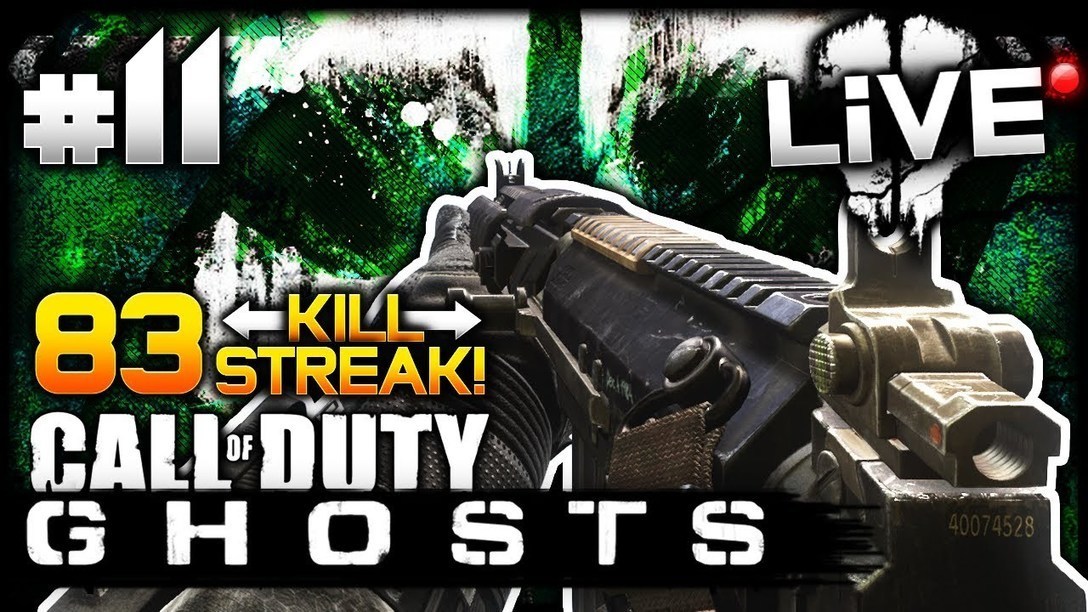 CoD Ghosts: 83 KILLSTREAK! - LiVE w/ Elite #11 ... - 