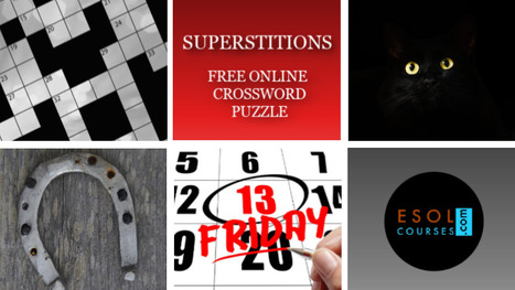 Popular Superstitions - ESL Crossword Puzzle | eflclassroom | Scoop.it