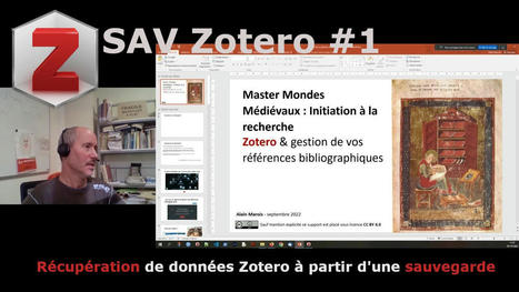 SAV Zotero : récupérer ses données à partir d'une sauvegarde | Zotero | Scoop.it