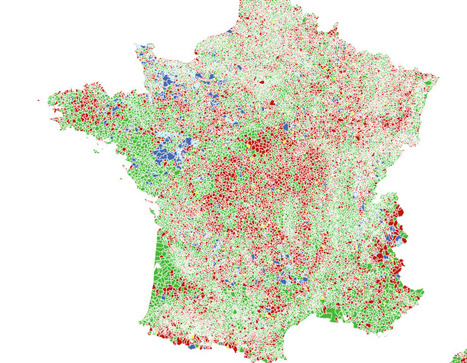 Exclusif : la carte de l’évolution démographique commune par commune | Territoires - Société | Scoop.it