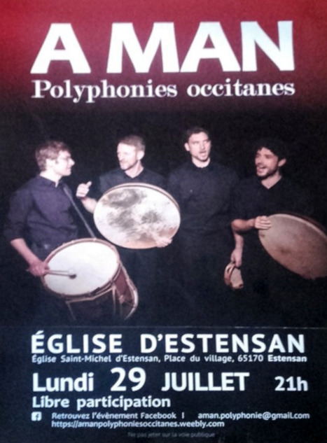 Polyphonies occitanes à Estensan le 29 juillet | Vallées d'Aure & Louron - Pyrénées | Scoop.it