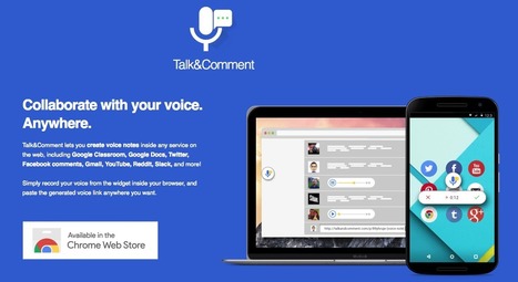 Talk and Comment. Annotations vocales sur une page web | Education 2.0 & 3.0 | Scoop.it
